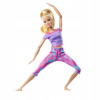 Barbie Bábika Made to Move gymnastka joga GXF04