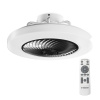 Noaton 12050B Triton, čierna, stropný ventilátor so svetlom