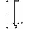 BOSCH Klinec – páskovaný, s hlavickou v tvare písmena D SN34DK 75 2,8 mm, 75 mm, lesklé, hladké