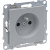 Legrand SUNO - Zásuvka 2P+Z - - 16 A - 250 V~ - automatické koncovky, Hliník - Legrand 721381 himp