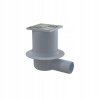 Alcaplast Alcadrain Podlahový žľab 105x105/50 mm sifón smart Bočný APV31