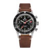 Nivada Grenchen Chronomaster Lollipop Inter. Bezel - Manual - Brown leather White Stitching + 5 rokov záruka a darček ZADARMO