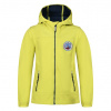 Bunda dětská ALPINE PRO OMANO softshellová zelená 128/134