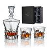 Bohemia Jihlava krištáľový whisky set Crack 1+2