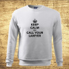 Keep calm and call your lawyer, Barva Bílá, Velikost 2XL Bezvatriko.cz 502080