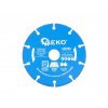 Geko Rezný kotúč na drevo, plast, sadrokartón 125 x 22,2 mm (10/100)