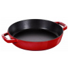 Litinová pánev Staub se dvěma úchyty 34 cm - višňová 1313406