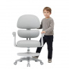 Sivá detská ergonomická stolička Mark Adler Junior 4.4 Grey, JUNIOR 4.4 GREY SKL2
