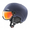 Lyžiarska prilba UVEX Wanted Visor (modrá matná) veľ.58-62 cm