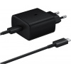 Samsung cestovní nabíječka EP-T4511XBE, Fast Charging 45W, USB-C + datový kabel USB-C, černá EP-T4511XBEGEU