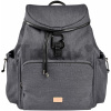 Prebaľovacia taška ako batoh Vancouver Backpack Dark Grey Beaba s doplnkami 22 l objem 42 cm šedá