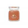 Yankee Candle Aromatická svíčka Signature sklo střední Pumpkin Cinnamon Swirl 368 g