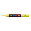 POSCA PC-1M popisovač, šírka stopy 0,7mm, okrúhly hrot, pastelovo žltý (P2)