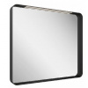 Ravak Strip - Zrkadlo s LED osvetlením, 81x71 cm, čierna X000001571