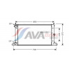 AVA Clever Choice Chladič motora VNA2188