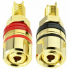 2ks BANÁNOVÁ REPRODUKTOROVÁ ZÁSUVKA AUDEN GB6 44MM