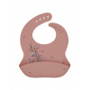 Kikkaboo Bryndák s kapsou Platinum Silicone Flora Blush