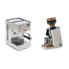Lelit Anna PL41LEM + Eureka Mignon Single Dose, White & Oak