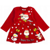 Dievčenské šaty - Midi atabay šaty Veľkosť 122 (Vianočné šaty v izolácii Mikołaj 122/128)