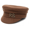 Kapitánka hnedá Ruslan Baginskiy - Ruslan Baginskiy Safety-pin Baker Boy Cap Veľkosť: 53 cm (XS)