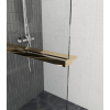 Erga Paris, polička/držiak na uteráky pre sprchovú zástenu (max. 140cm), zlatá lesklá, ERG-V02-PARIS-SHELF-GD