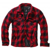 Brandit Lumberjacket bunda, červeno čierna - S