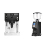 Rancilio Silvia PRO X, black + Eureka Atom Specialty 65, black
