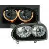 Predné svetlá Angel Eyes pre VW Golf 3