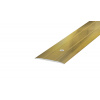 AP4/4 prechodová lišta rovná predvŕtaná ACARA, hliník elox zlato, 38 mm, 2,7 m