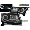 Predné svetlá Chevrolet Cruze, 2009-2012, LED Daylight neón, čierne black