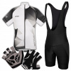 Cyklistický Dres Pánsky Set veľ 4XL Tričko Kraťasy Rukavice