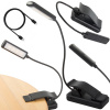 Verk Kniha čtení světlo usb noční světlo s klipem zdravé pro oči 9 vedl