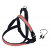 Nobby Flash Mesh svietiaci červený postroj veľ. S (50-65cm)