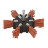 Wolfcraft Nylonový kartáč tvrdý vejár 100mm 6stop 1512000 1512000