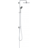 GROHE Sprchový systém s odbočkou GROHE Vitalio Joy 260 27357002, 3-funkčný sprchový uzáver, sprchová hadica 175 cm, chróm