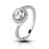 Emporial strieborný rhodiovaný prsteň Elegance Velikost: 10 (EU: 61-63)