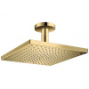 Hansgrohe Stropná sprchová hlavica Raindance E 30 cm, leštená zlatá 26250990