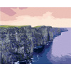Zuty - Maľovanie podľa čísel - Moherské útesy, Írsko (Ted Davis), 80 × 100 cm, plátno + rám 8596530116318