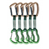 Lezecké expresky Beal Zest 11 cm x 5 pieces - green