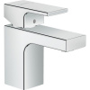 HANSGROHE Vernis Shape páková umývadlová batéria s plastovou odtokovou súpravou s tiahlom, výška výtoku 71 mm, chróm, 71560000