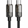 Kábel McDodo USB typ C - USB typ C 1,8 m sivý