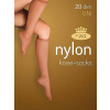 Punčochové podkolenky NYLON KNEE SOCKS 5 párů nero uni