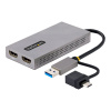 StarTech.com 107B-USB-HDMI USB grafický adaptér 3840 x 2160 px Šedá (107B-USB-HDMI)