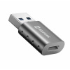 Swissten adaptér USB-A (M) / USB-C (F) 55500200
