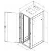 Triton 19' rozvádzač stojanový 22U/800x1000, čierna