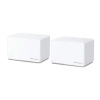 TP-LINK Mercusys Halo H80X (2-pack) Dvojpásmový (2,4 ghz/5 ghz) Wi-Fi 6 (802.11ax) Biela 3 Vnútorný (Halo H80X(2-pack))