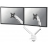 Neomounts DS70-250WH2 Neomounts NEXT Slim Desk Mount, dvojitý displej (topfix clamp/grommet), white