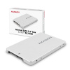 AXAGON RSS-M2SD, SATA - M.2 SATA SSD, interný 2.5'' ALU box, strieborný RSS-M2SD