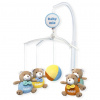 Kolotoč nad postýlku Baby Mix Medvídci Baby (Plyšový hrající kolotoč nad postýlku, Baby Mix, Medvídci Baby)