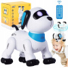 INTERAKTÍVNY ROBOT PES DIAĽKOVO OVLÁDANÝ HLASOM ŠTENIATKO TANCUJE CHODÍ